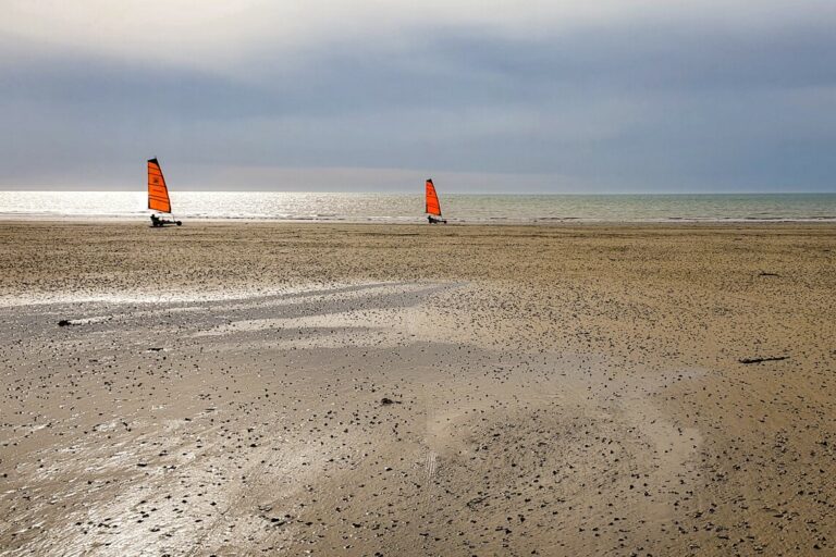 Char à voile © D. Dumas Normandie Tourisme